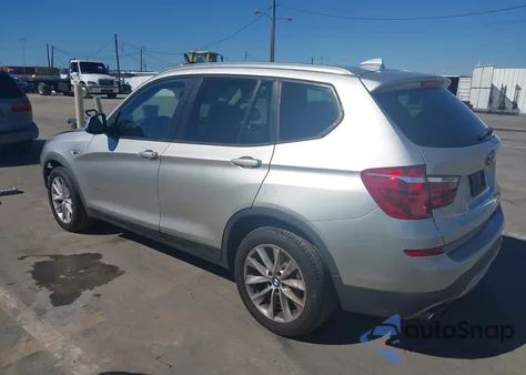 2017 BMW X3 Sdrive28I из США, поврежденный, VIN 5UXWZ7C37H0V91100